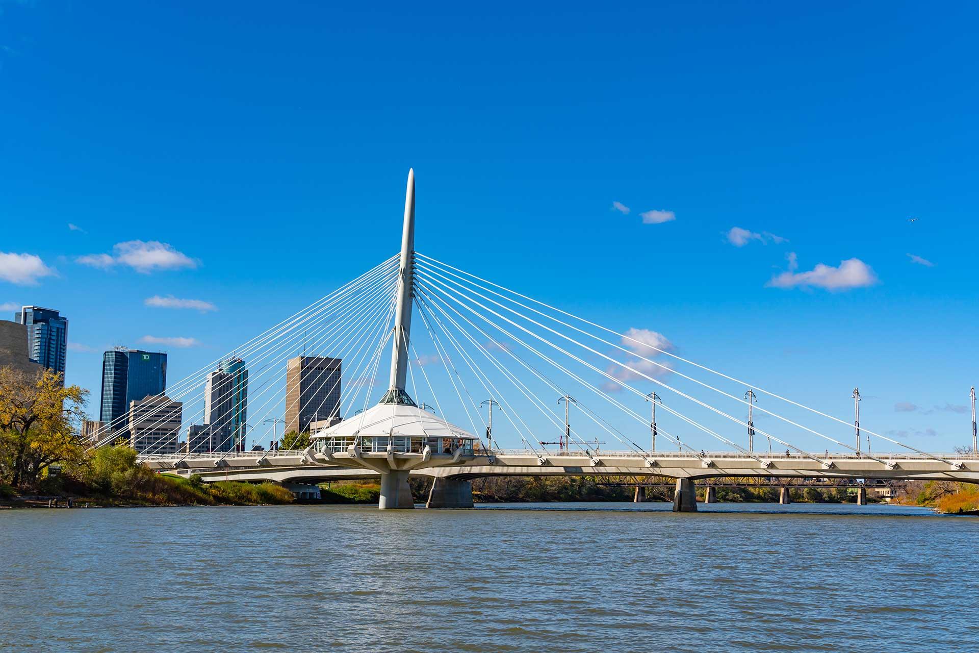 Esplanade Riel Footbridge, Winnipeg, Manitoba